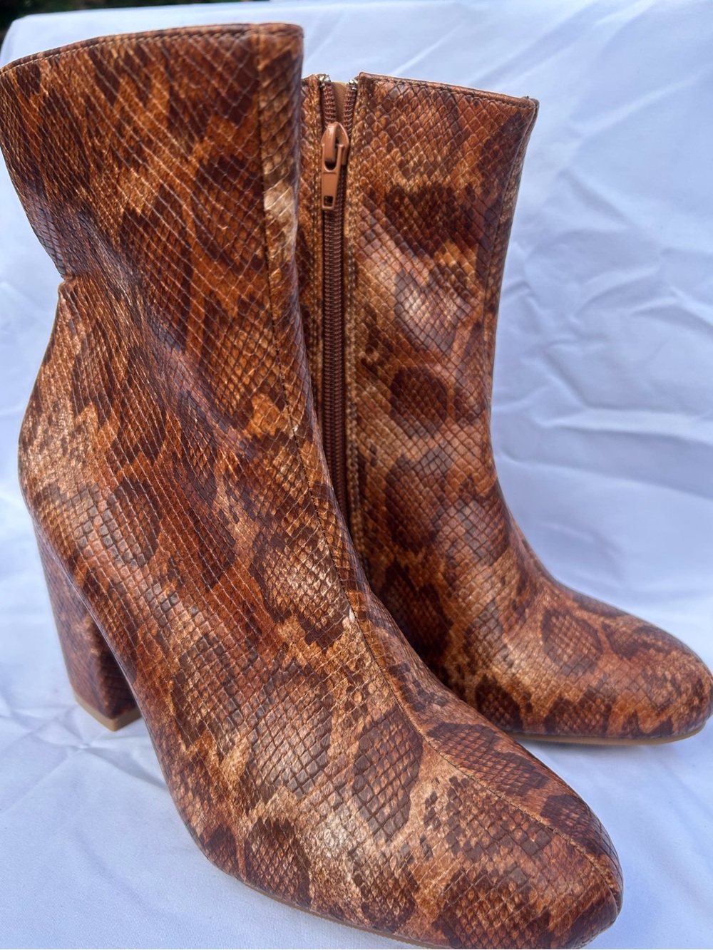 Coconut by Matisse Faux Snake Skin Boots